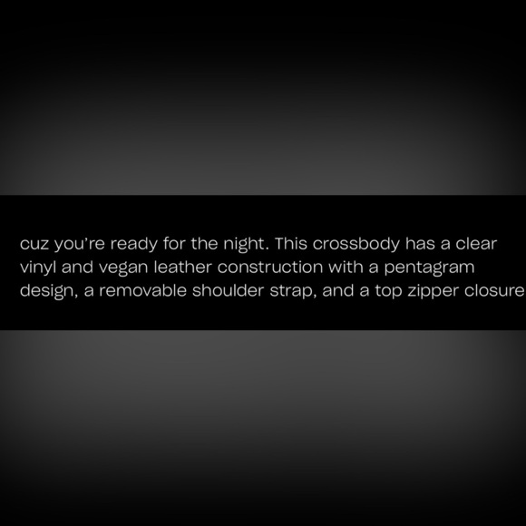 NWT Dolls Kill Widow Endless Night Crossbody Bag w/ Detachable Chain Link Strap - Picture 10 of 13